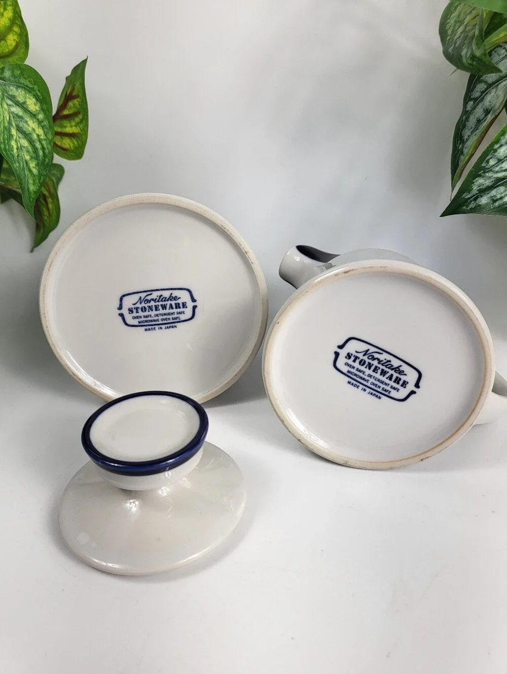 Noritake Sugar & Creamer - Primastone Fjord Running Free - Mid Century Vintage